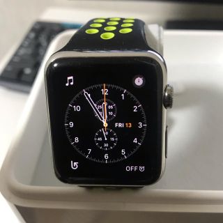 アップルウォッチ(Apple Watch)のApple watch MJ462J/A 42mm Stainless(その他)