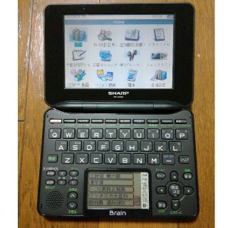 シャープ(SHARP)の電子辞書 Brain PW-AC920-B シャープ 黒色（箱、付属品あり）(その他)