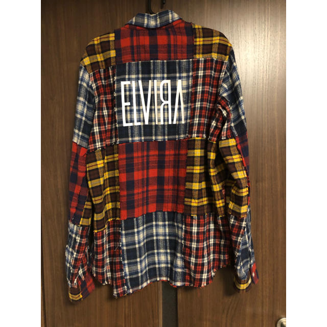 ELVIA(エルヴィア)のエルビラ  パッチワーク シャツ Mサイズ メンズのトップス(シャツ)の商品写真