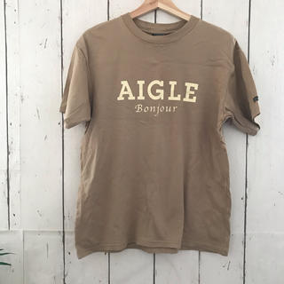 エーグル(AIGLE)のAIGLE  Tシャツ ベージュ(Tシャツ(半袖/袖なし))
