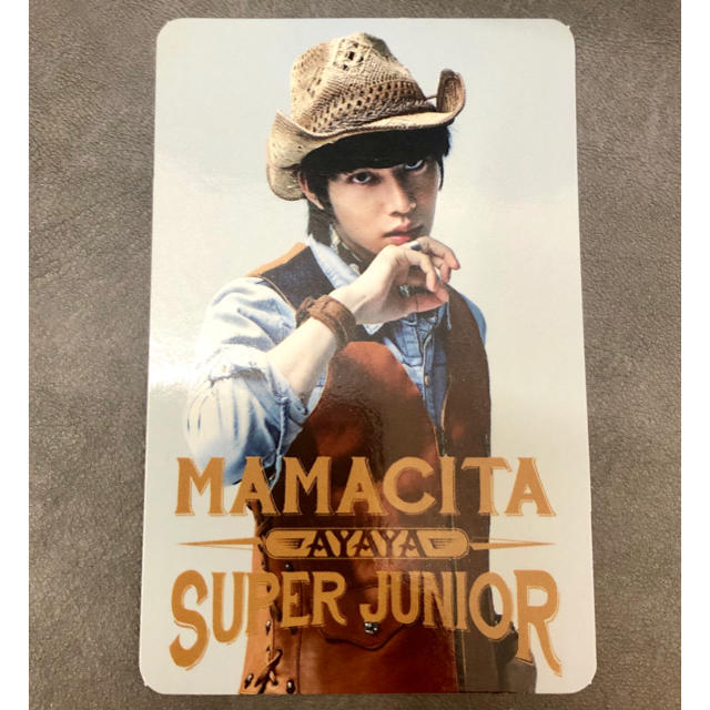 【1】SUPER JUNIOR MAMACITA トレカ ウニョク