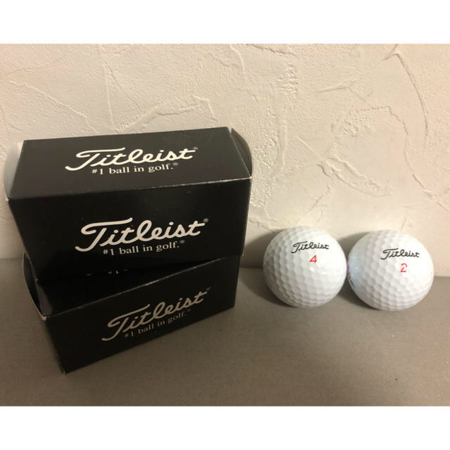 に初値下げ！ Titleist ゴルフボール 12個セット×２箱