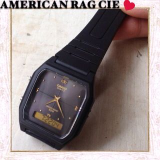 アメリカンラグシー(AMERICAN RAG CIE)のアメラグ★CASIOゴールド×ブラック(腕時計)