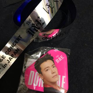 スーパージュニア(SUPER JUNIOR)の【値下げ】super junior D&E ドンへ缶バッチ+銀テ(K-POP/アジア)