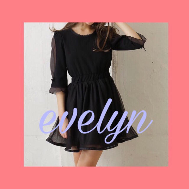 evelyn(エブリン)の❁⃘ evelyn チュールワンピース ❁⃘ レディースのワンピース(ミニワンピース)の商品写真