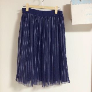 ディーホリック(dholic)のstripe tulle skirt ♡(ひざ丈スカート)