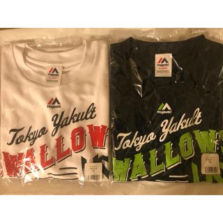 マジェスティック(Majestic)のヤクルトスワローズ ファンクラブ Tシャツ XL ネイビー&ホワイト 2枚 (記念品/関連グッズ)