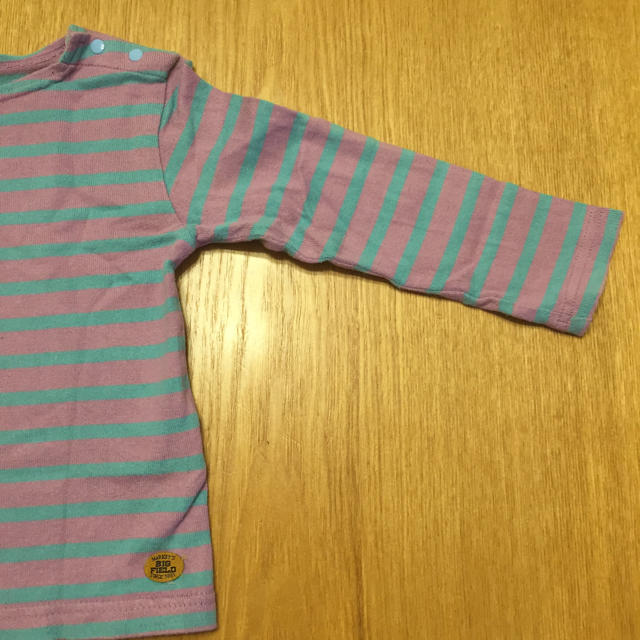 MARKEY'S(マーキーズ)の長袖ボーダーカットソー キッズ/ベビー/マタニティのキッズ服女の子用(90cm~)(Tシャツ/カットソー)の商品写真