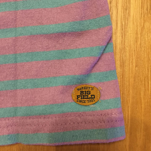 MARKEY'S(マーキーズ)の長袖ボーダーカットソー キッズ/ベビー/マタニティのキッズ服女の子用(90cm~)(Tシャツ/カットソー)の商品写真