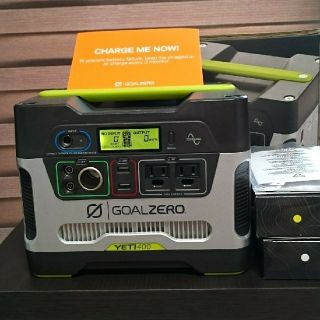 ゴールゼロ(GOAL ZERO)のgoal zero yeti400 ポータブル電源(防災関連グッズ)