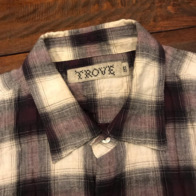 TROVE(トローヴ)のTROVE トローヴ チェックシャツ/ネルシャツ/ロングシャツ/ガウン メンズのトップス(シャツ)の商品写真