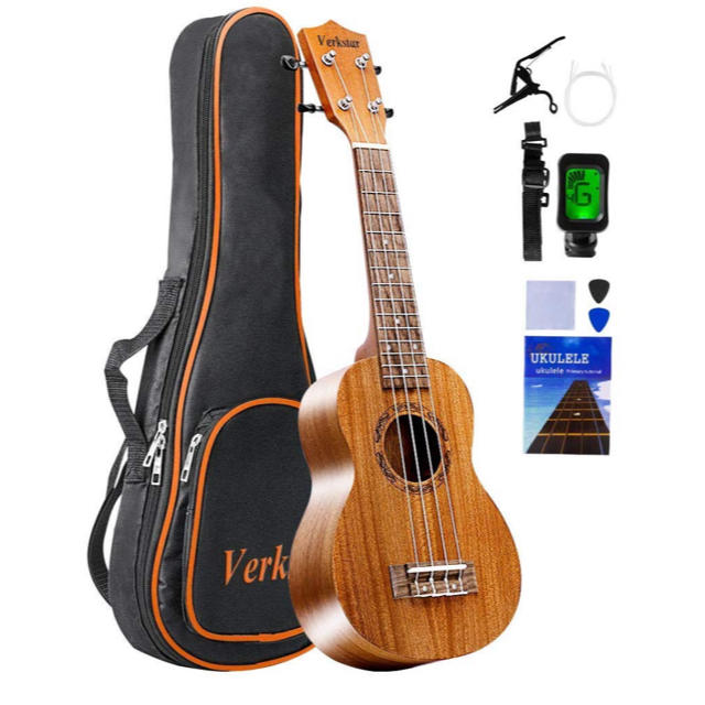 Verkstar ウクレレ Ukulele ソプラノ 初心者セットの通販 by kurushop ...