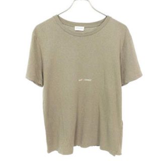 サンローラン(Saint Laurent)のサンローラン ロゴ カーキTシャツ(Tシャツ/カットソー(半袖/袖なし))