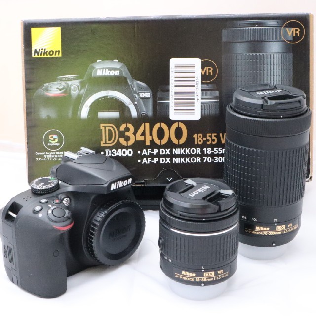 NikonD3400 ダブルレンズキット-