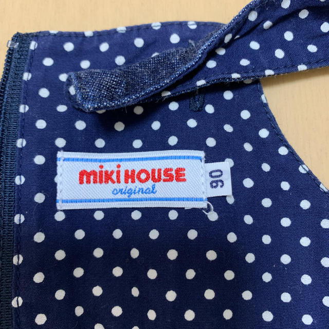 mikihouse(ミキハウス)のミキハウス ジャンパースカート キッズ/ベビー/マタニティのキッズ服女の子用(90cm~)(ワンピース)の商品写真