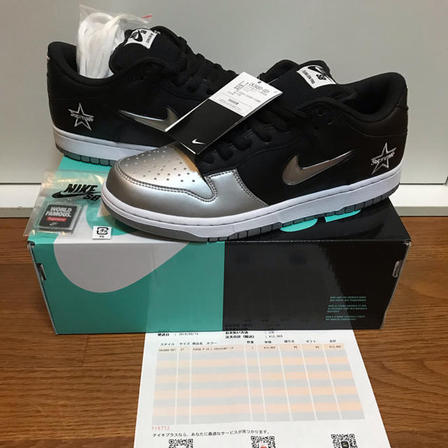 靴/シューズSupreme×Nike SB Dunk Low 国内正規品