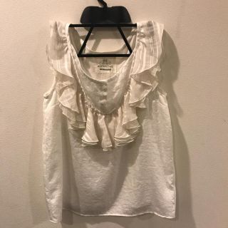 ボシュプルメット(bortsprungt)のボシュプルメット♡フリルブラウス(カットソー(半袖/袖なし))