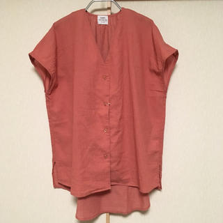 コーエン(coen)のVネックフレンチスリーブシャツ(シャツ/ブラウス(半袖/袖なし))