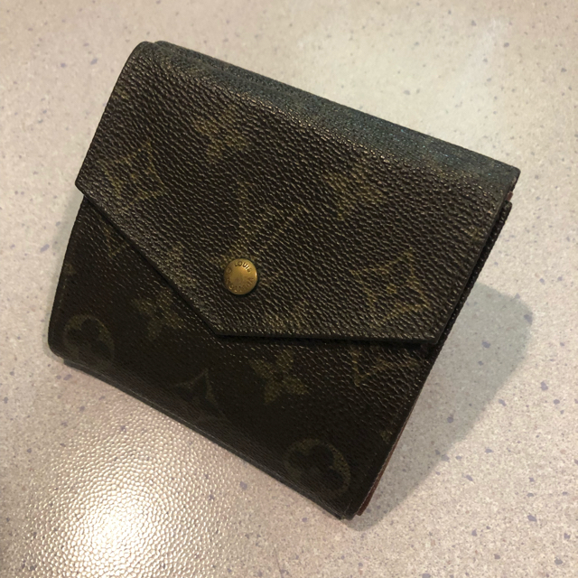 LOUIS VUITTON(ルイヴィトン)のルイヴィトン モノグラム ダブルホック財布 ポルトモネビエ旧タイプ【USED】 レディースのファッション小物(財布)の商品写真