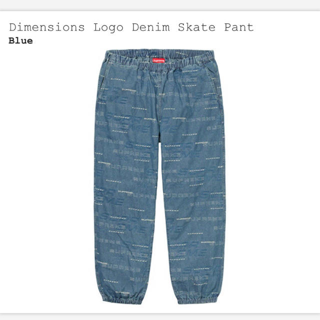 Supreme Dimensions Logo Denim パンツ S