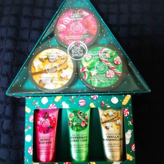 ザボディショップ(THE BODY SHOP)のボディーショップ 限定品 2種×２セット 計4個(ボディクリーム)