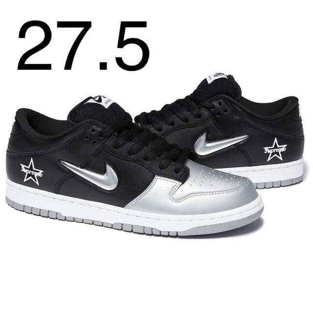 靴/シューズ27.5cm ブラック Supreme / Nike SB Dunk Low