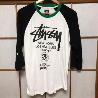 ステューシー(STUSSY)のstussy  ラグランTシャツ(Tシャツ/カットソー(七分/長袖))