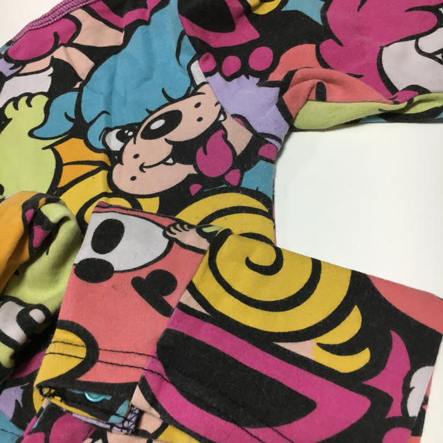 HYSTERIC MINI(ヒステリックミニ)のキャラ総柄ロンパース キッズ/ベビー/マタニティのベビー服(~85cm)(ロンパース)の商品写真