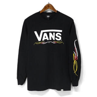 ヴァンズ(VANS)の新品 VANS バンズ  ピンストライプ 長袖 Tシャツ M ロンT(Tシャツ/カットソー(七分/長袖))