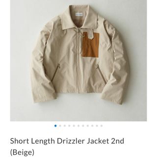 サンシー(SUNSEA)のShort Length Drizzler Jacket 2nd (Beige)(ブルゾン)