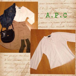 アーペーセー(A.P.C)のA.P.Cリボンブラウス(シャツ/ブラウス(長袖/七分))