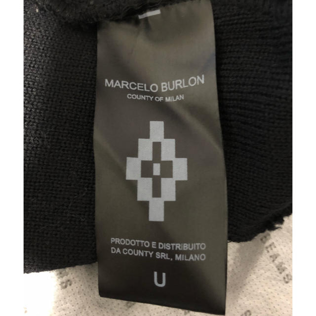 MARCELO BURLON(マルセロブロン)のマルセロバーロン MARCELO BURLON ニット帽  ビーニー メンズの帽子(キャップ)の商品写真