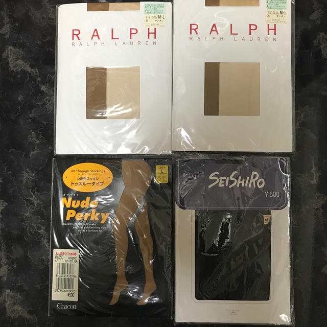 Ralph Lauren(ラルフローレン)のパンスト 計4足 レディースのレッグウェア(タイツ/ストッキング)の商品写真