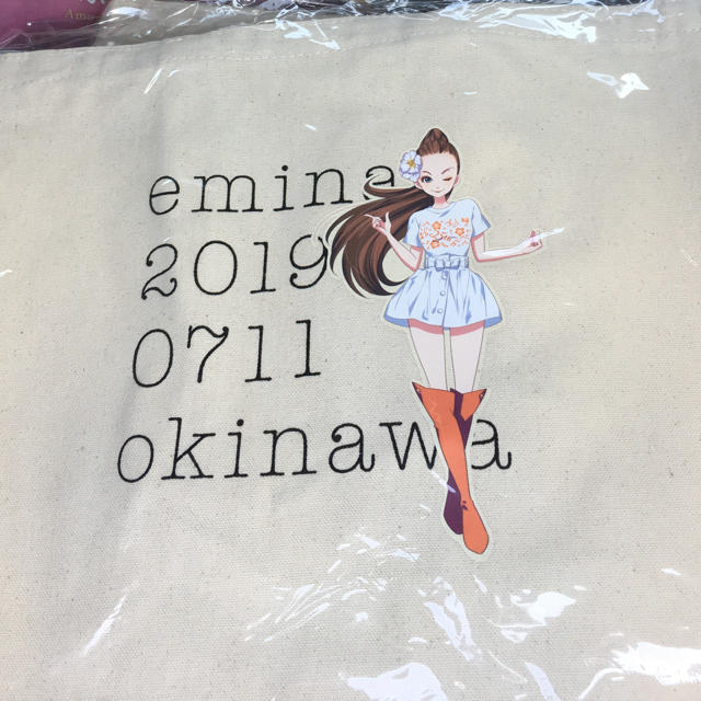 安室奈美恵 emina エコバッグ 2種類セット