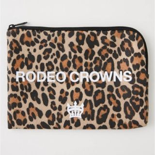 ロデオクラウンズワイドボウル(RODEO CROWNS WIDE BOWL)のR goods POUCH 柄BRN/F (ポーチ)