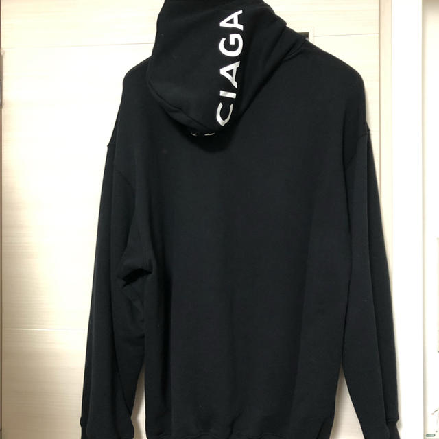 BALENCIAGA フードロゴ パーカー 極美品Sサイズ