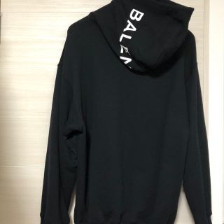 バレンシアガ(Balenciaga)のBALENCIAGA フードロゴ パーカー 極美品Sサイズ(パーカー)