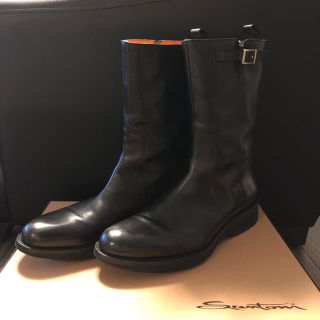 サントーニ(Santoni)の新春セール【Santoni】サントーニ/ブーツ/黒/UK8/27.5cm/美品(ブーツ)