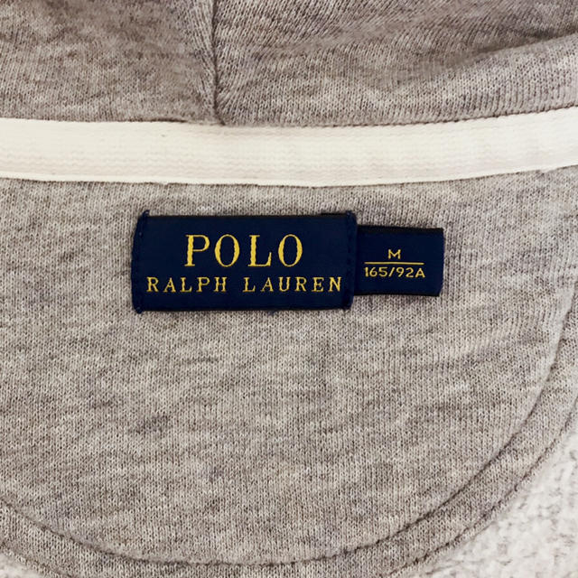 POLO RALPH LAUREN(ポロラルフローレン)の【訳あり】ラルフローレン ジップパーカー グレー M レディースのトップス(パーカー)の商品写真