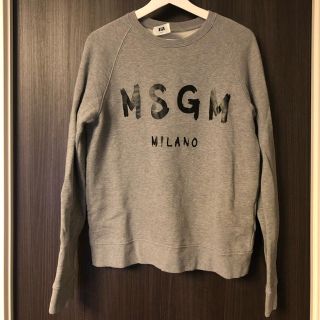 エムエスジイエム(MSGM)の値下げ【MSGM】エムエスジーエム/プルオーバー/グレー/XS/タグ取れ(スウェット)