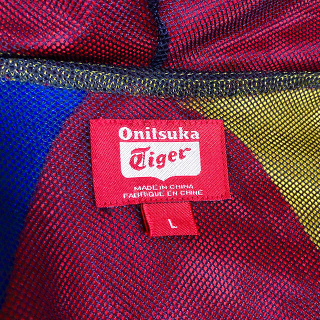 Onitsuka Tiger(オニツカタイガー)のオニツカタイガー アシックス ナイロンジャケット ウインドブレーカー メンズのジャケット/アウター(ナイロンジャケット)の商品写真