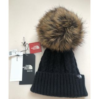 サカイ(sacai)のsacai THE NORTH FACE コラボ ニット帽 サカイノース (ニット帽/ビーニー)