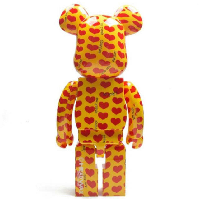 MEDICOM TOY(メディコムトイ)のBE@RBRICK Yellow Heart 1000％ エンタメ/ホビーのおもちゃ/ぬいぐるみ(キャラクターグッズ)の商品写真