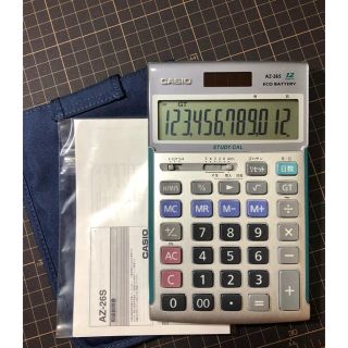 カシオ(CASIO)のCASIO 学習電卓 AZ-26S(状態良品)(オフィス用品一般)