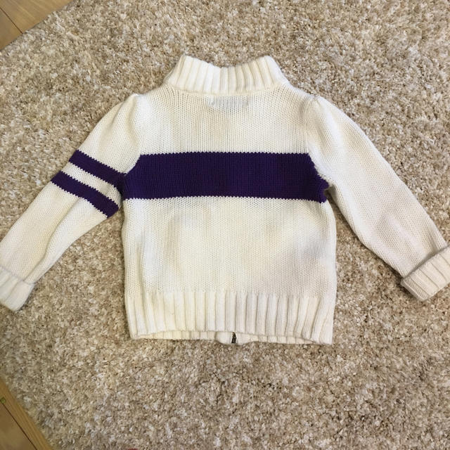 POLO RALPH LAUREN(ポロラルフローレン)のラルフ ニットカーディガン  キッズ/ベビー/マタニティのベビー服(~85cm)(カーディガン/ボレロ)の商品写真