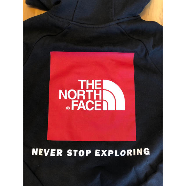 【Mサイズ】新品 ロゴ パーカー North face ブラック ボックス ロゴ