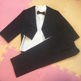 キャサリンコテージ(Catherine Cottage)の【オカコハ様専用】タキシード 燕尾服セット 結婚式 90センチ 男の子(ドレス/フォーマル)