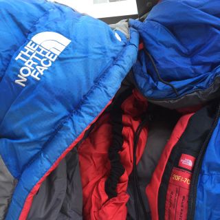 ザノースフェイス(THE NORTH FACE)のブライト様専用 ノースフェイス face ダウン 寝袋 寝具 スリーピングバッグ(寝袋/寝具)