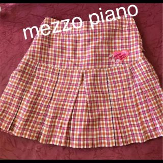 メゾピアノ(mezzo piano)のmezzo piano   プリーツスカート(スカート)