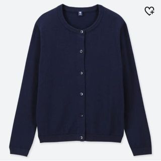 ユニクロ(UNIQLO)の新品未使用 ユニクロ カーディガン ネイビー 110cm(カーディガン)